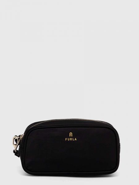 Kozmetična torbica Furla črna