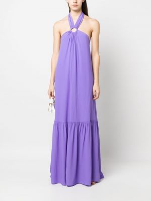 Plisēti maksi kleita Erika Cavallini violets