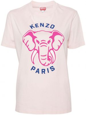 T-shirt en coton à imprimé Kenzo
