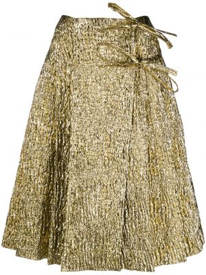 Suknja Simone Rocha zlatna