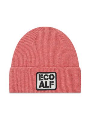 Меланжева шапка Ecoalf рожева