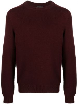 Dzianinowy sweter z kaszmiru Tom Ford czerwony