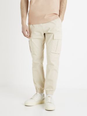 Pantaloni cargo Celio alb