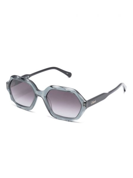 Przezroczyste okulary przeciwsłoneczne Chloé Eyewear szare