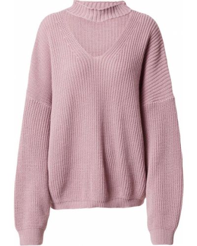 Пуловер In The Style розово