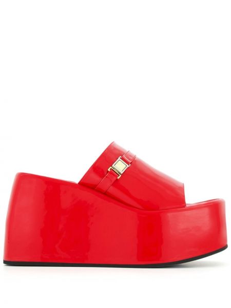 Sandale cu pană Nodaleto roșu