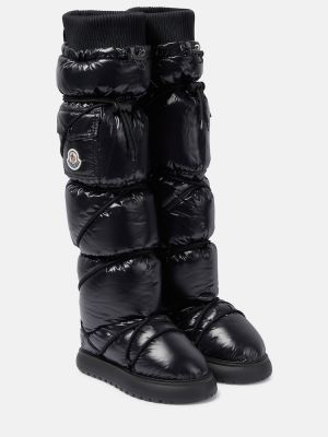 Péřové sněžné boty Moncler černé
