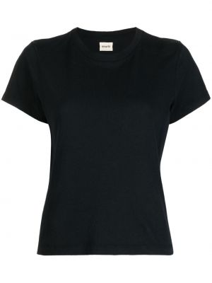 Βαμβακερή μπλούζα Khaite μαύρο