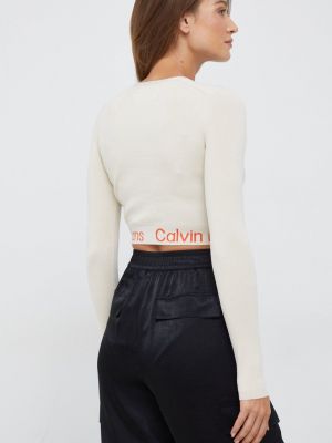 Kardigan Calvin Klein Jeans béžový