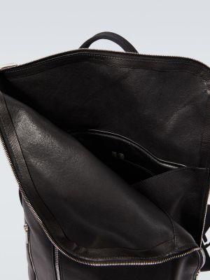 Plecak skórzany Rick Owens czarny
