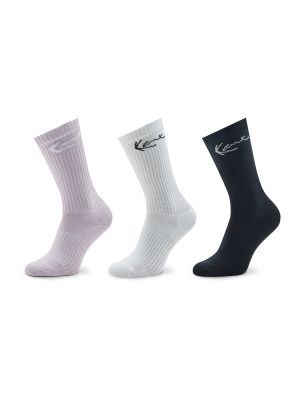 Ψηλές κάλτσες Karl Kani λευκό