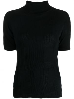 Kokvilnas t-krekls Y's melns