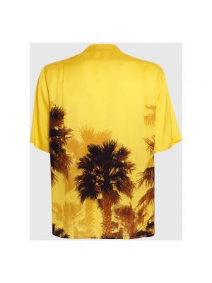 Camisa con estampado Laneus amarillo