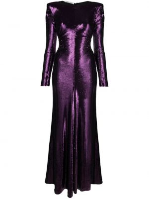 Robe de soirée à paillettes Philosophy Di Lorenzo Serafini violet