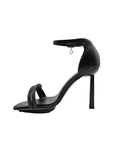 Elegante sandale mit absatz mit hohem absatz Braccialini schwarz