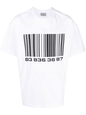 T-shirt à imprimé Vtmnts blanc
