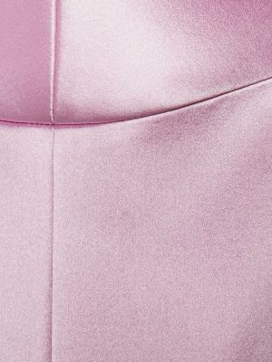 Šilkinis suknele kokteiline Gucci rožinė