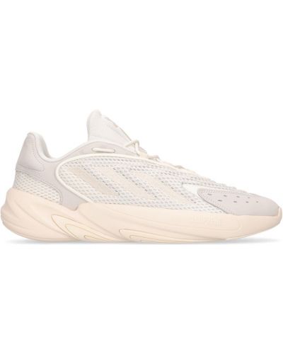 Sneakersy sznurowane skórzane Adidas Originals - biały