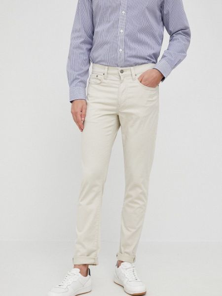 Polo Ralph Lauren nadrág férfi, bézs, testhezálló