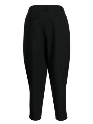 Vlněné kalhoty Black Comme Des Garçons černé