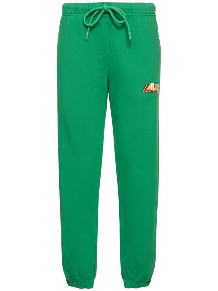 Pantaloni con stampa Autry verde