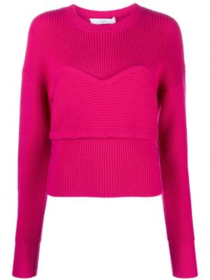 Вълнен пуловер Iro розово