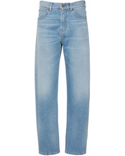 Bavlněné džíny Max Mara modré