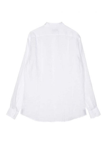 Lněná košile Peserico bílá