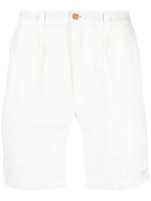 Ленени бермуди Peninsula Swimwear бяло