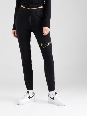 Pantalon de sport en polaire Nike Sportswear noir