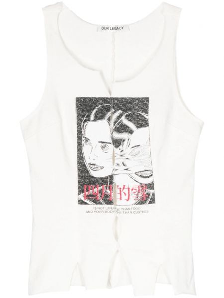 Tank top Our Legacy weiß
