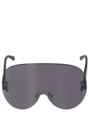Oversize слънчеви очила The Attico черно