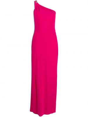 Večernja haljina Lauren Ralph Lauren ružičasta