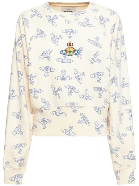 Trykt sweatshirt Vivienne Westwood hvit