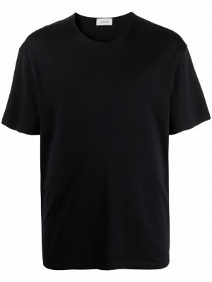 Camiseta de cuello redondo Lemaire negro