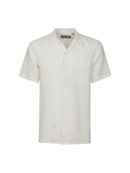 Koszula z krótkim rękawem Canali biała