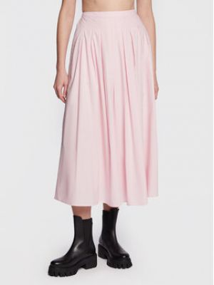 Plisované midi sukně Birgitte Herskind růžové