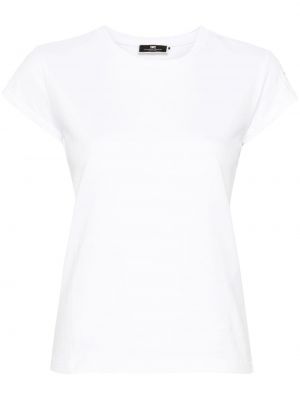 Bavlnené tričko s výšivkou Elisabetta Franchi