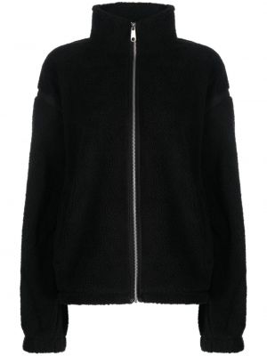 Fleecová bunda Adidas čierna