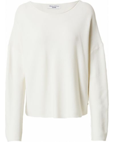 Памучен пуловер Marc O'polo Denim бяло