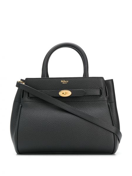 Bolso shopper Mulberry negro