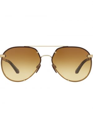 Gafas de sol a cuadros Burberry Eyewear dorado