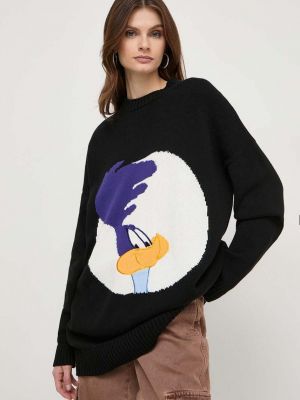 Чорний бавовняний светр Max&co