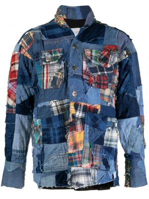 Koszula jeansowa Greg Lauren niebieska