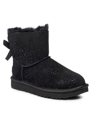 Pikčaste škornji za sneg z lokom Ugg črna