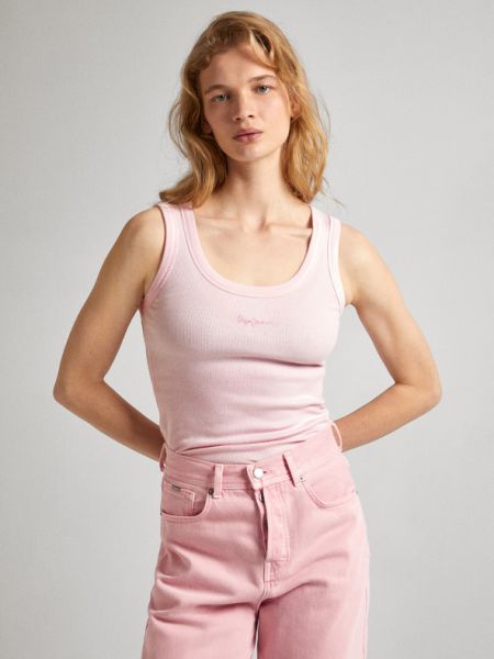 Tank top Pepe Jeans pink