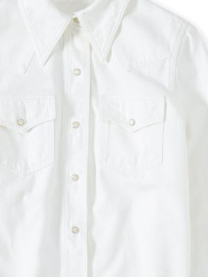 Džínová košile Closed bílá
