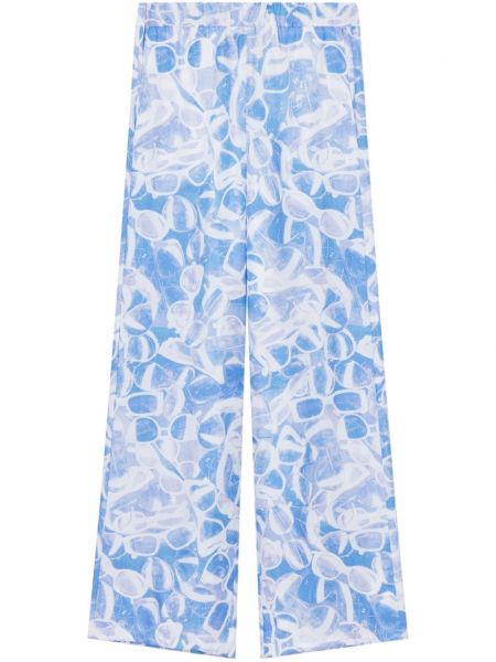 Pantalon droit à imprimé Stella Mccartney