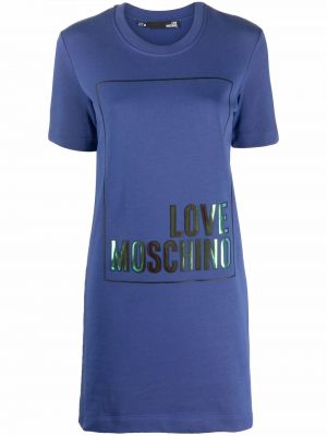 T-skjorte Love Moschino blå