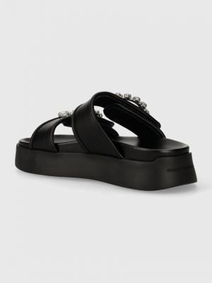 Papuci cu platformă Chiara Ferragni negru